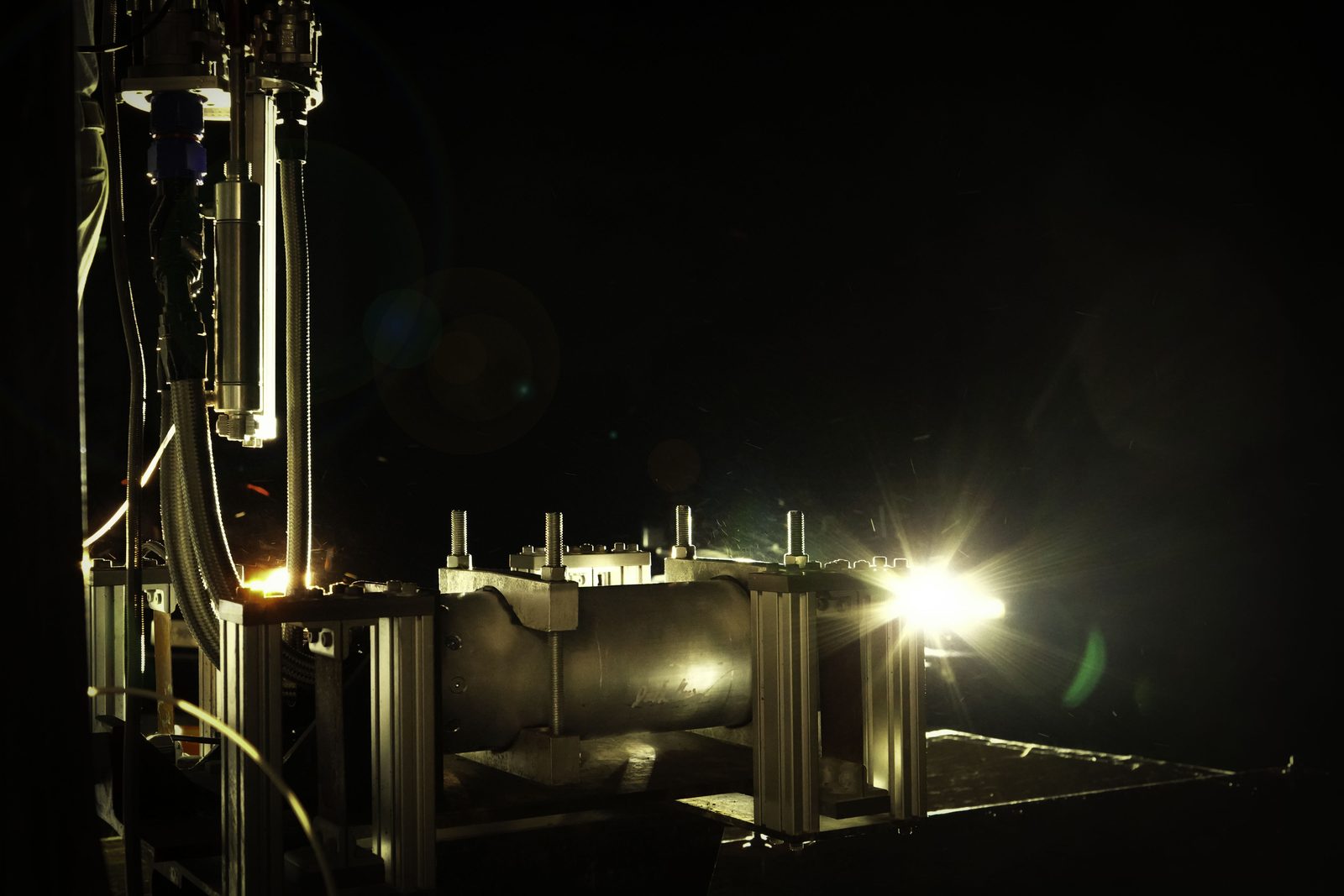 Big Liquid rocket section in the workshop
