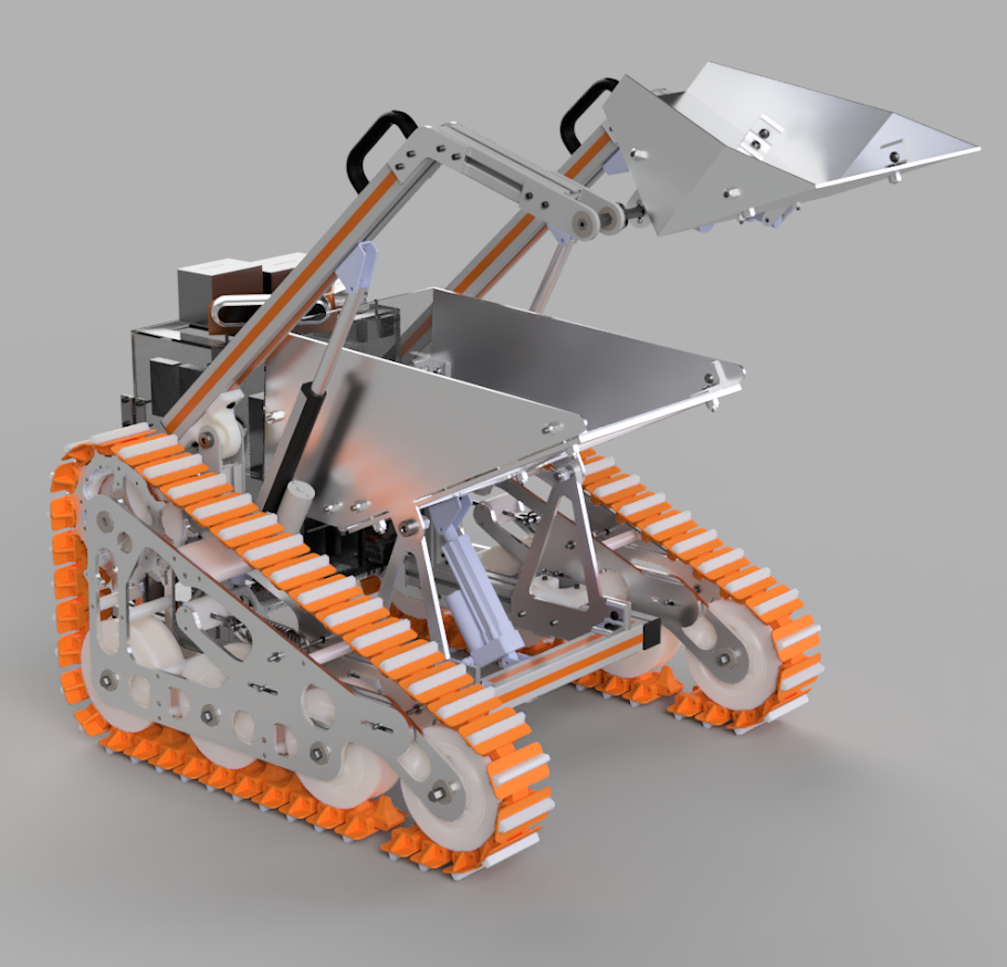 Lunabotics rover robot