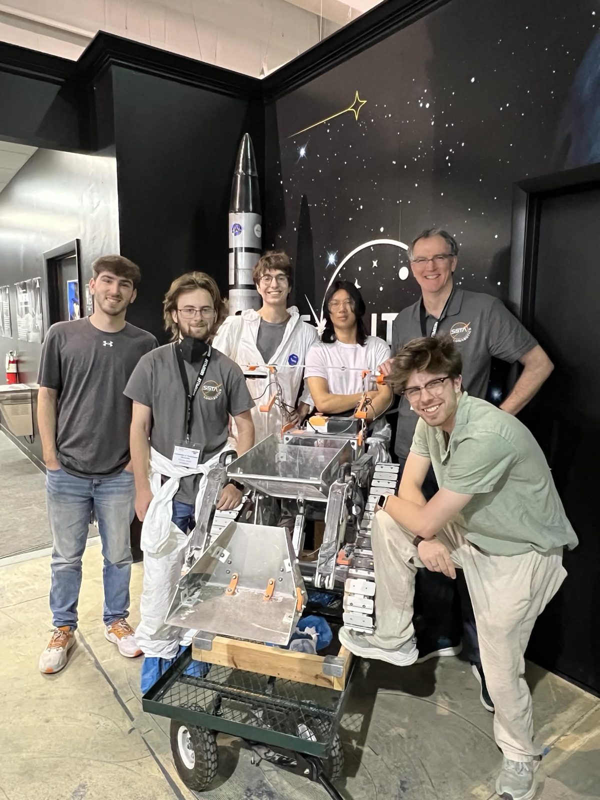 Lunabotics rover robot